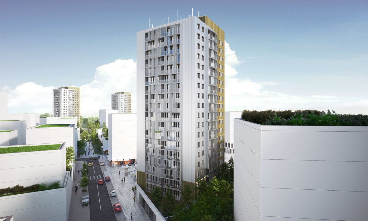PhVignaud's tweet photo. Un joli concours gagné à Romainville, Gagarine, 330 logements sociaux à réhabiliter : par mon agence RVA, Christian Marina, Franck Boutté ! https://t.co/1b5VAJqfct