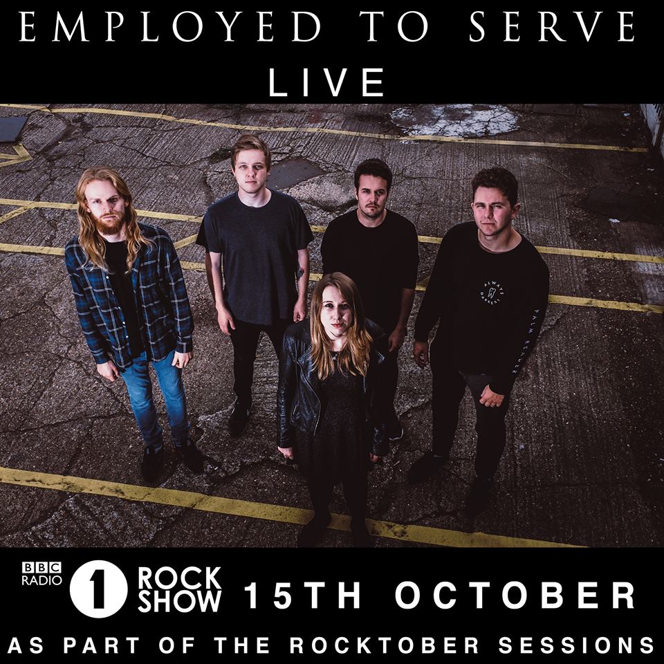ToneArtists's tweet photo. . @employedtoserve @Radio1RockShow live this Sunday for #Rocktober  @DanielPCarter Tune in from 7pm. Current dates: https://t.co/XjBy6V5hFN https://t.co/jjtNFdRxss