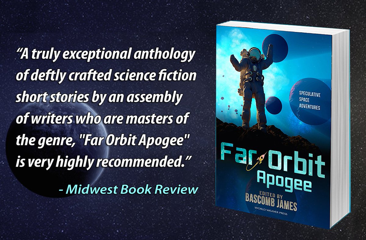 BascombJ's tweet image. Are dystopian themes making you feel glum? Try some positive #scifi . Far Obit Apogee amzn.to/1LmA9cX  Good stuff. Great authors.