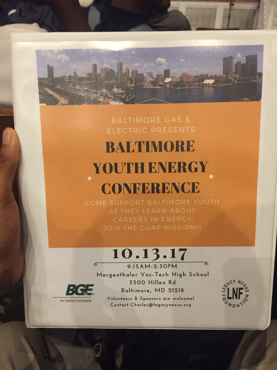 gadgets4techno's tweet photo. Baltimore Youth Energy Conference #Mervo https://t.co/ezU2kRVOFt