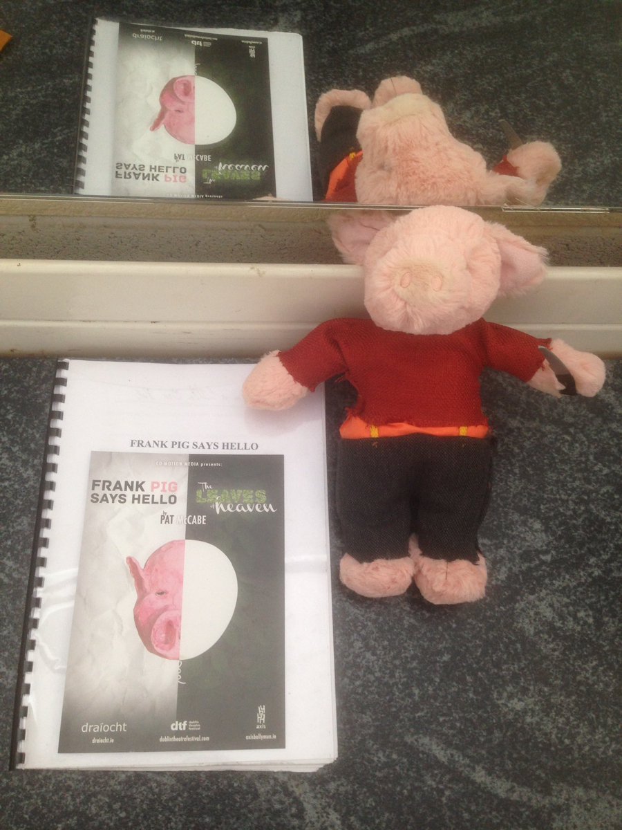JohnDRuddy's tweet photo. Last chance to see #FrankPigSaysHello and #LeavesofHeaven in @axisBallymun tonight! #dublin @CoMotionDublin @DubTheatreFest @BoysOutThere https://t.co/wum7m4aXum