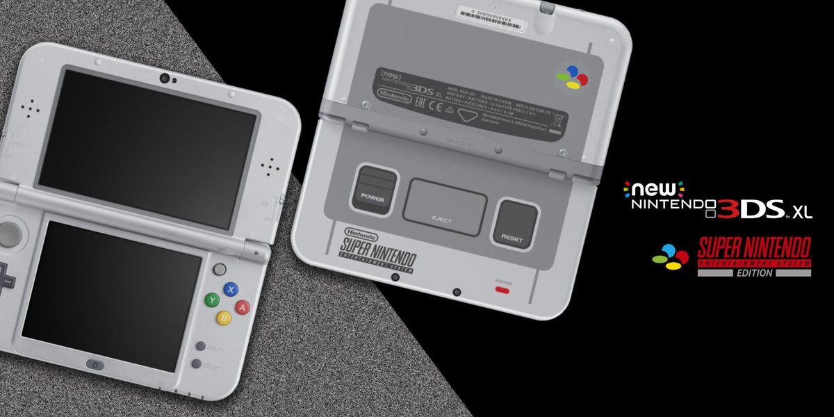 NintendoFrance's tweet photo. La New Nintendo #3DS XL – Super Nintendo Entertainment System Edition est désormais en vente ! https://t.co/QnzA0jZCzd