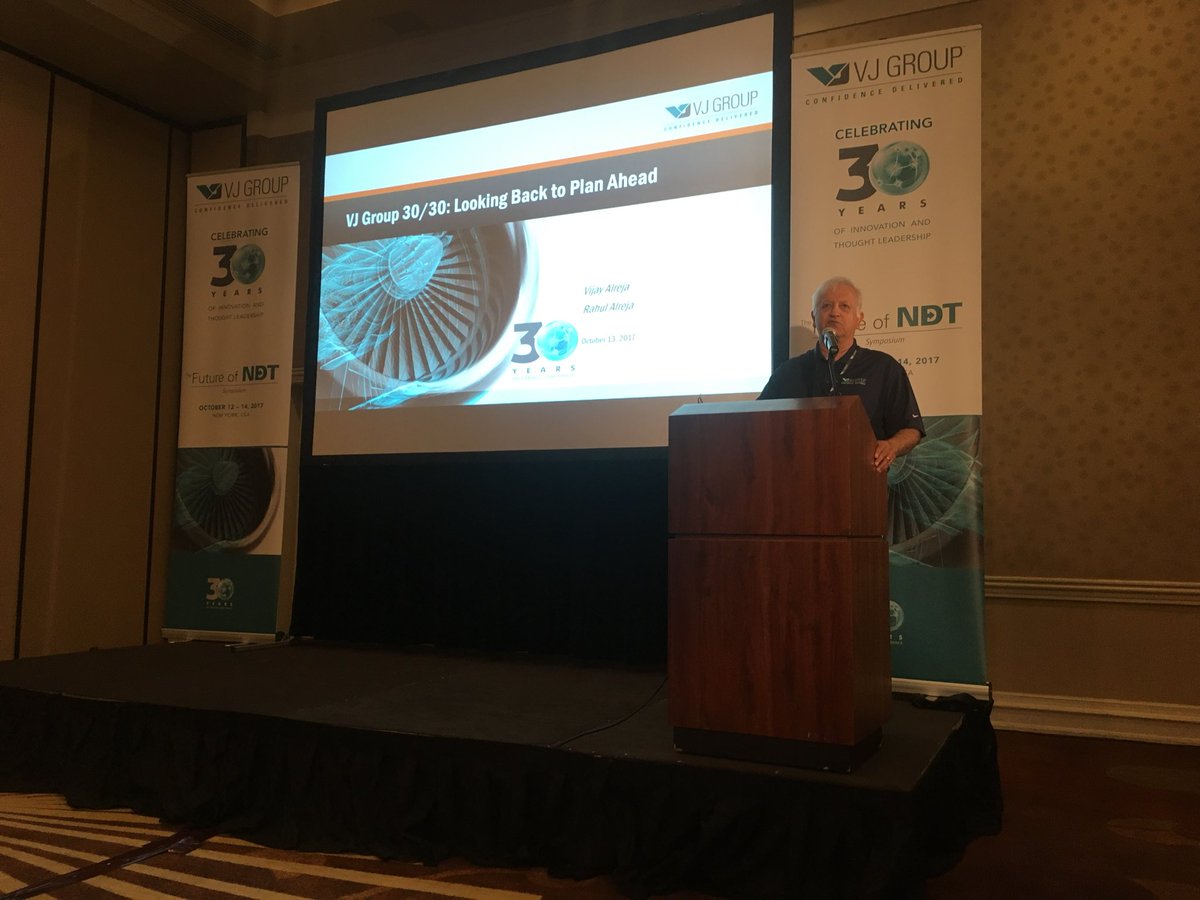 VJGroupInc's tweet photo. VJ Group Founder &amp; CEO tells his story of the past 30 years. #VJFutureofNDT https://t.co/nb1DTtXpzR
