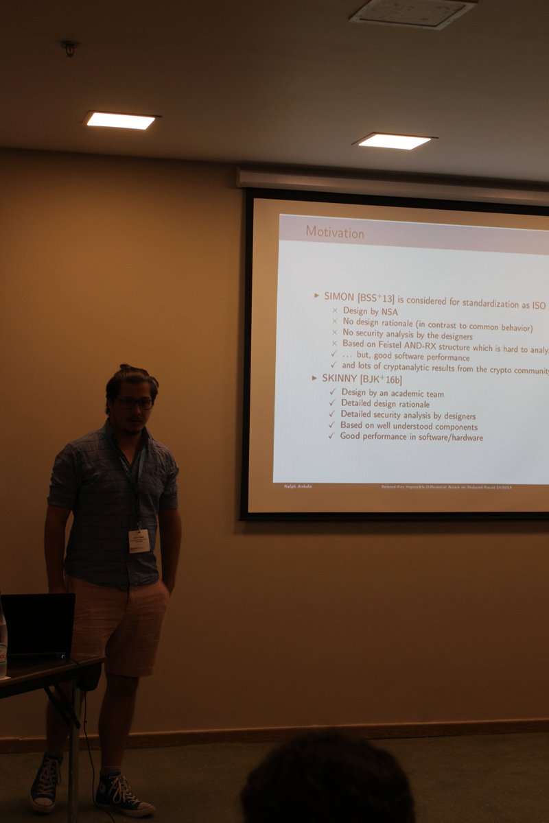 ECRYPT_EU's tweet photo. Part III of the ECRYPT-NET fellows presenting their research progress to the ECRYPT-NET supervisors and school attendants. https://t.co/QUI4gBAQRj