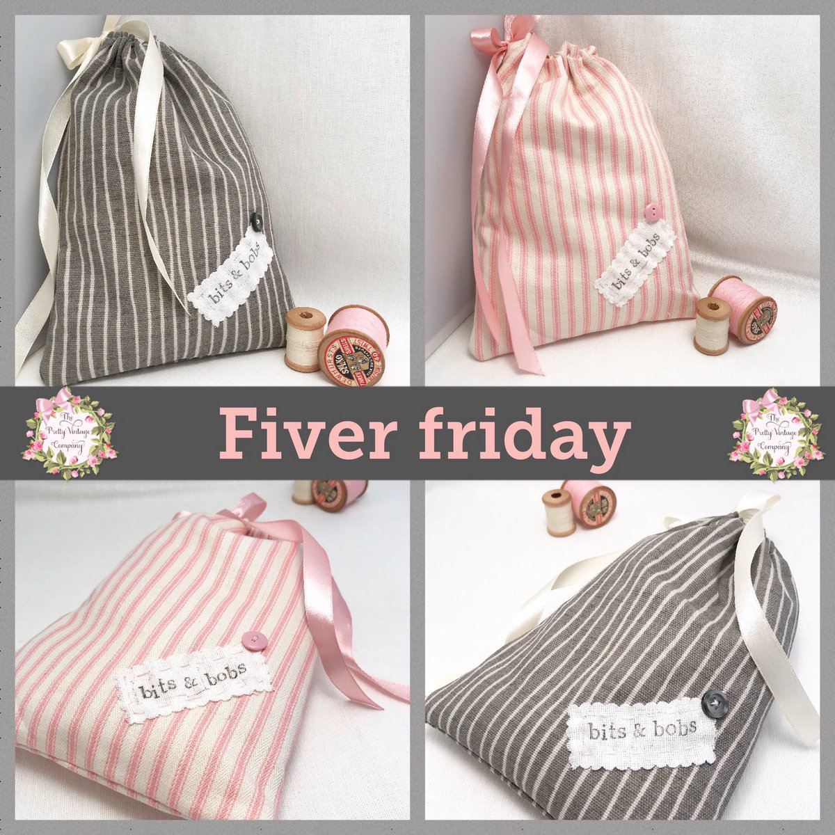 PrettyVintageCo's tweet photo. #fiverfriday special offer, TODAY ONLY £5! 🌸 #womaninbiz https://t.co/RJnZH9E4dV https://t.co/Nzvr1yZN4l