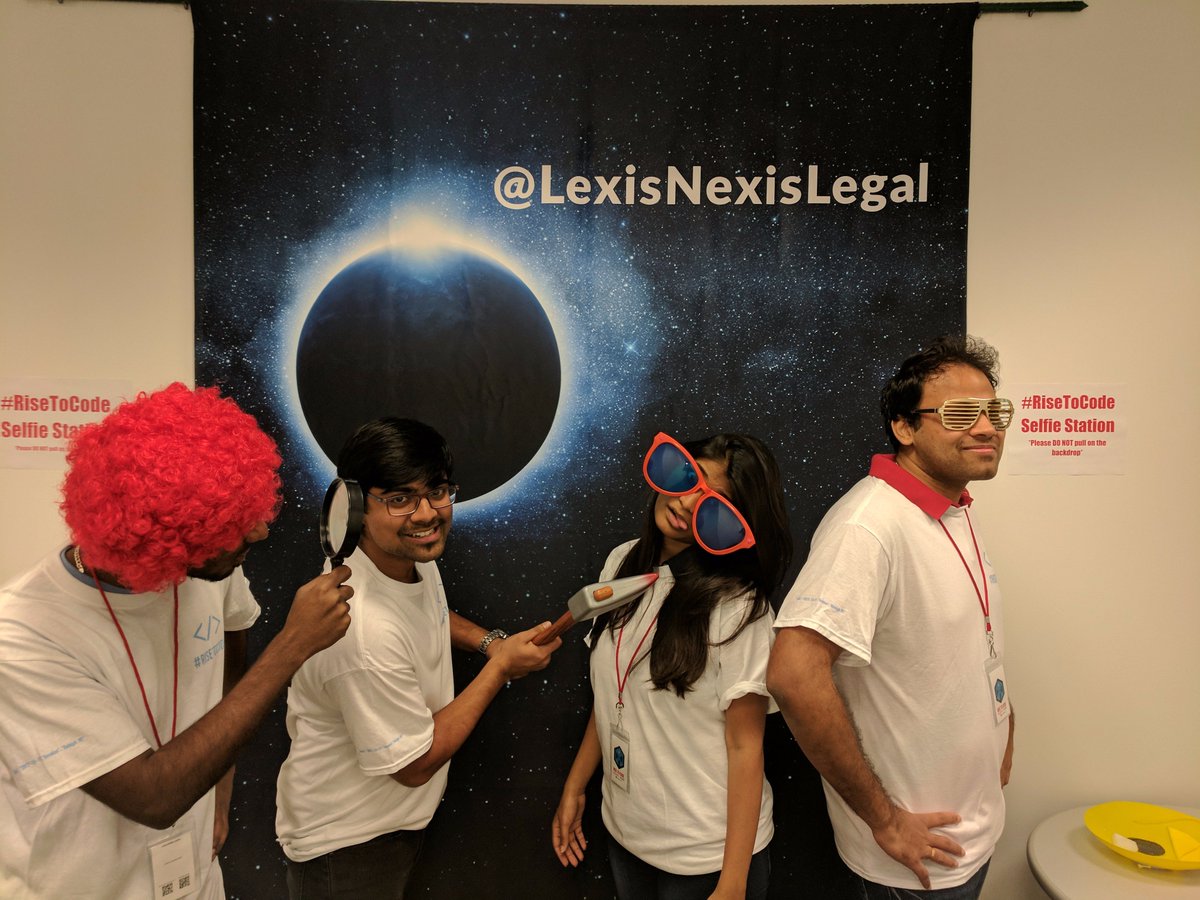 sush_1206's tweet photo. All set to hack Lexis Nexis at #risetocode2017 Team: googler-n-noobs https://t.co/xdKJD7O6vQ