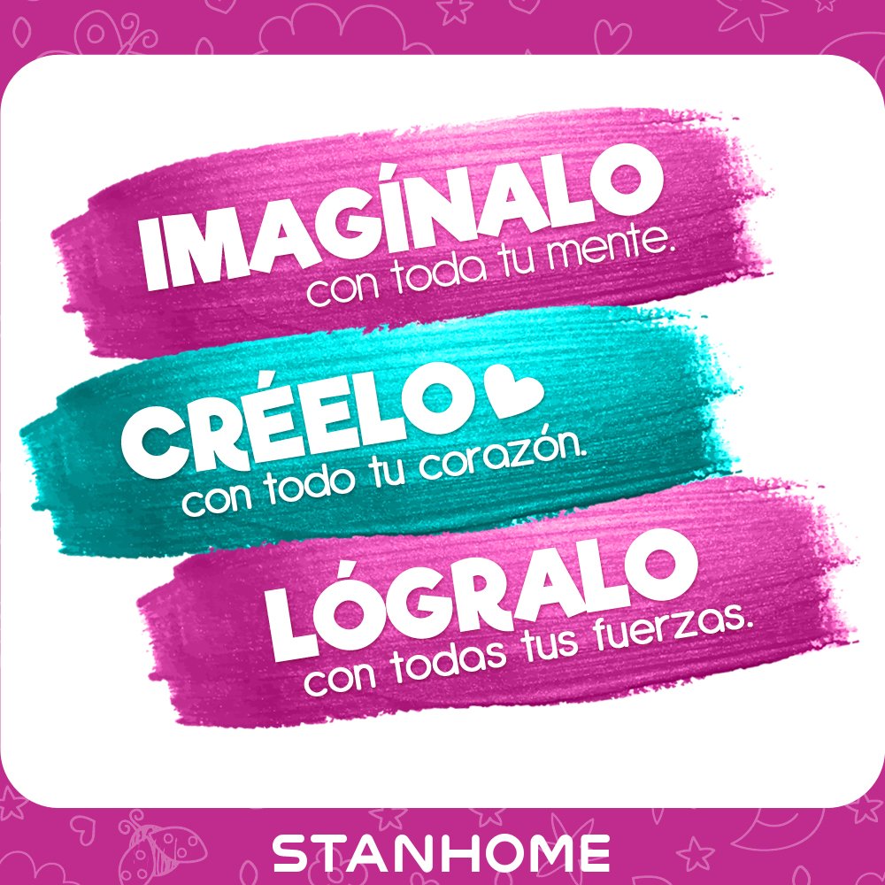 StanhomeMx's tweet photo. ¡Imagina, cree y logra! 💪 #MerecesLoMejor #StanQuotes https://t.co/lKj825MySM