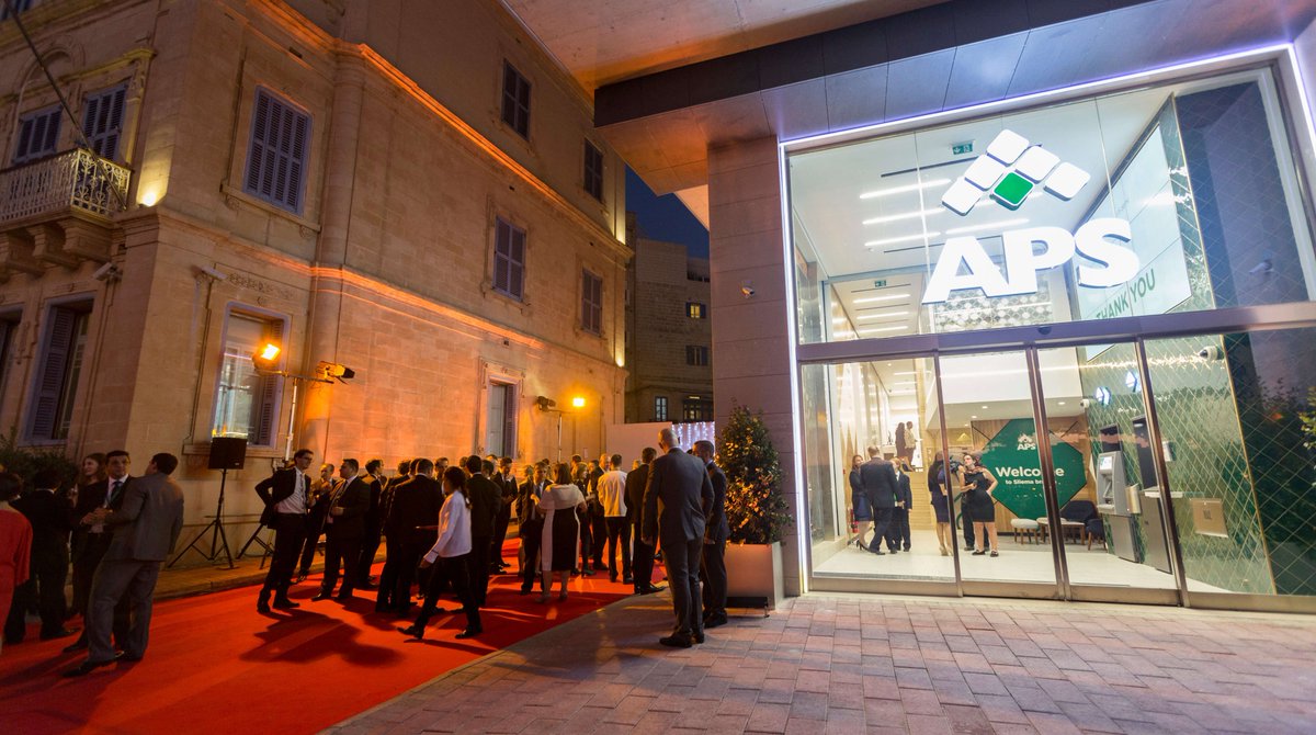 New APS Bank Sliema branch inaugurated. Read more here: apsbank.com.mt/en/news-detail… #apsbank #sliema