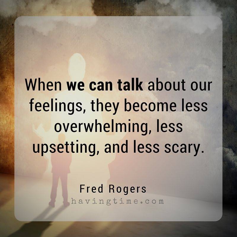 ✨ When we can #talk about our #feelings, they become less overwhelming, less upsetting, and less scary... #oktosay