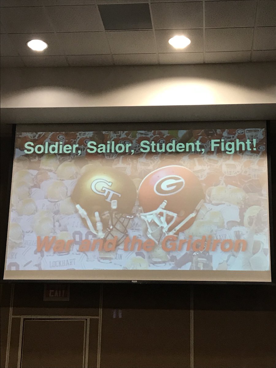 JKalebBrown's tweet photo. Georgia Bulldogs session at a Social Studies Conference in the Classic City? I think so! #GCSS17 #JDCSS https://t.co/JFKhsZndbe