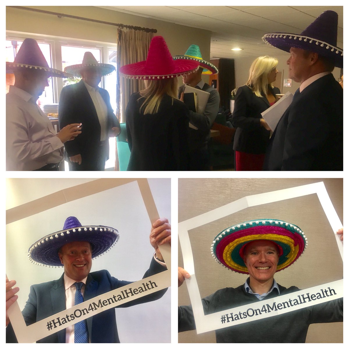 catrionaARoss's tweet photo. Busy planning today but there is always time for mental health. JLR UK NSC colleagues supporting @BenSupport4Auto #HatsOn4MentalHealth 🗣❤️ https://t.co/VlexRqdAsQ
