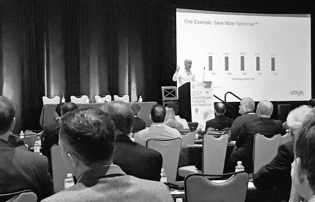 MichaelClarkCFP's tweet photo. It was awesome hearing @shlomobenartzi at the Plan Advisor National Conference #panc2017 https://t.co/0sMPXPLgxT