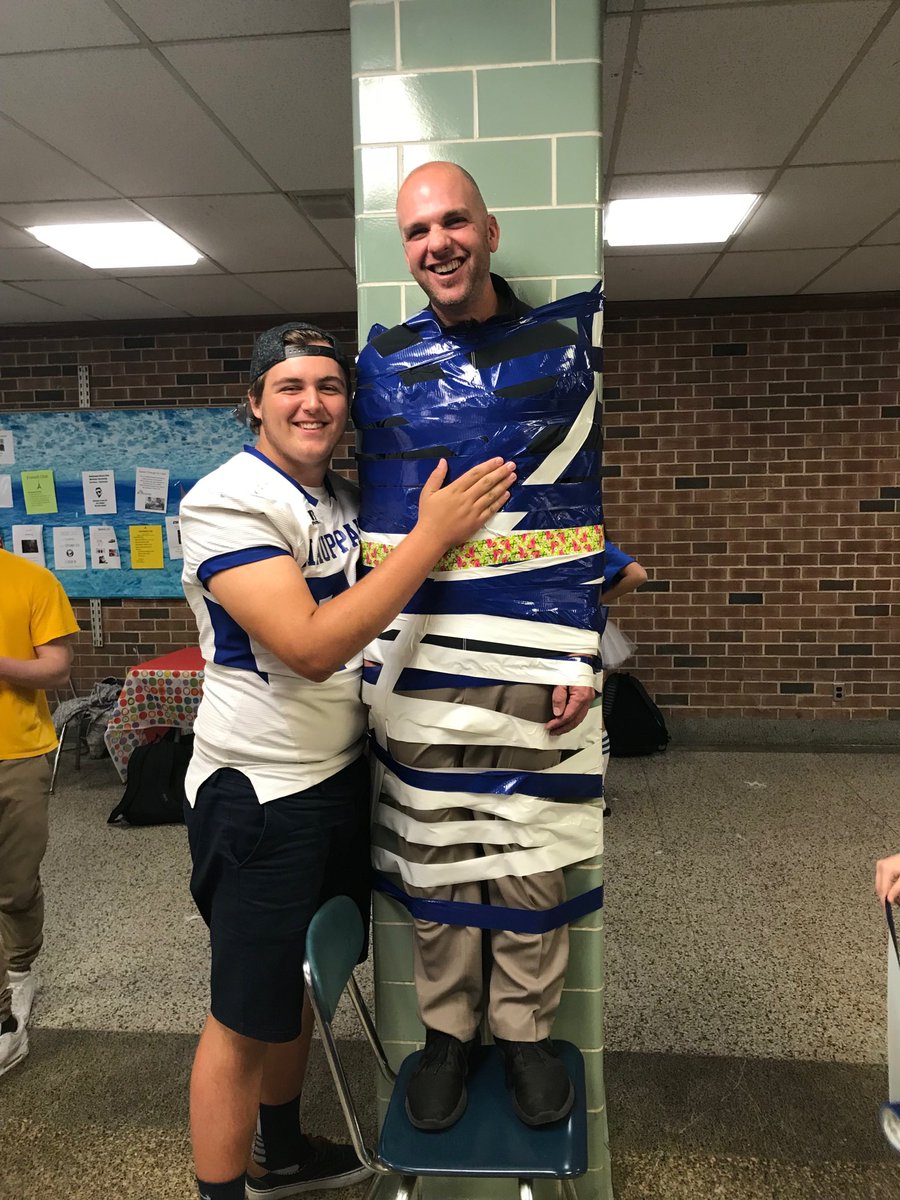 Big Mike giving Foster some love.