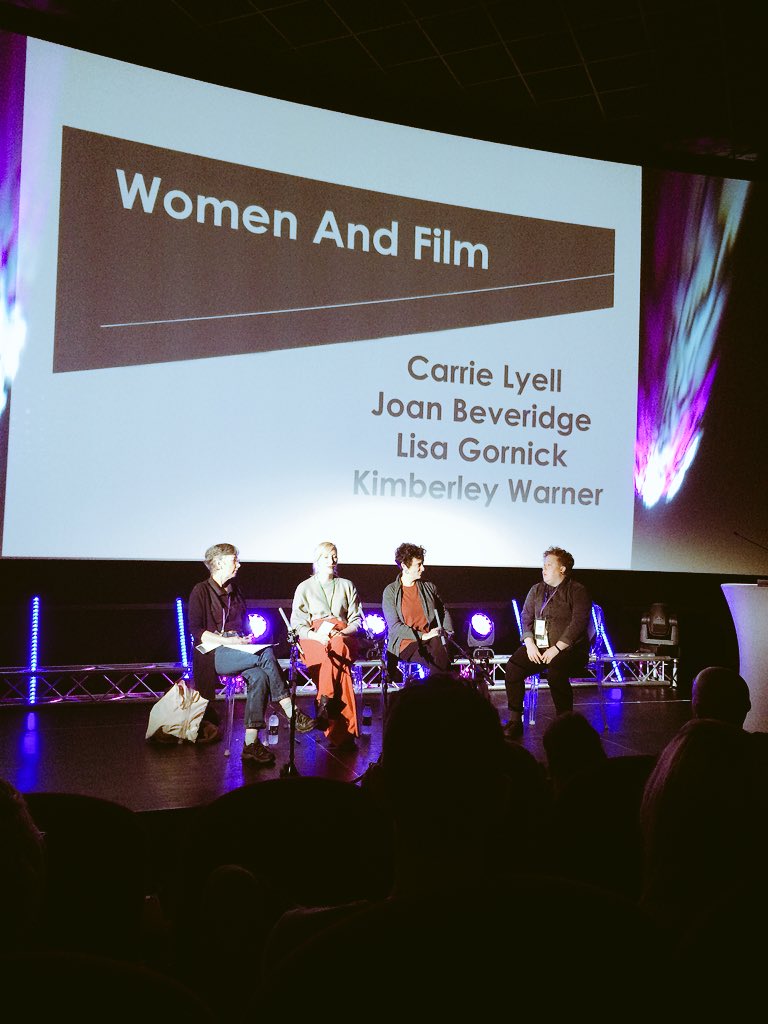 FilmHubWales's tweet photo. Some inspiring #womeninfilm head up the ‘Women and Film’ session @irisprize #ProducersForum #IRIS17 #womenfilmmakers #LGBTQ #FilmFestival https://t.co/SrnIIappd1