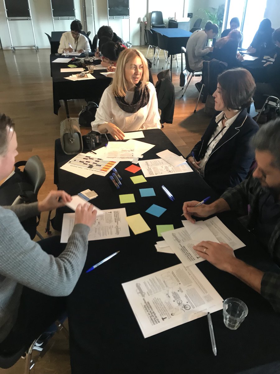 bigcar's tweet photo. Big Car’s @walkerjj leads a workshop on activating public places w/ collaborative art activities at @pps_placemaking #placemakingweek2017 https://t.co/VWmuycTxNA