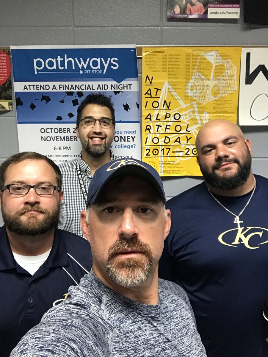 CoachMTroutman's tweet photo. KC Selfie Challenge- Visual Representation of Pathways, Challenge, Equity, Leadership #group27 @KleinCollins https://t.co/QFZzyhRWyj