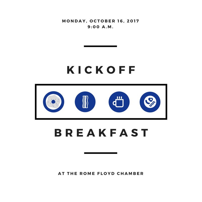 GeekWeekRome's tweet photo. Help us kick off Geek Week with breakfast at the Rome Floyd Chamber Monday morning! #GeekWeekRome https://t.co/5arshpMPjL