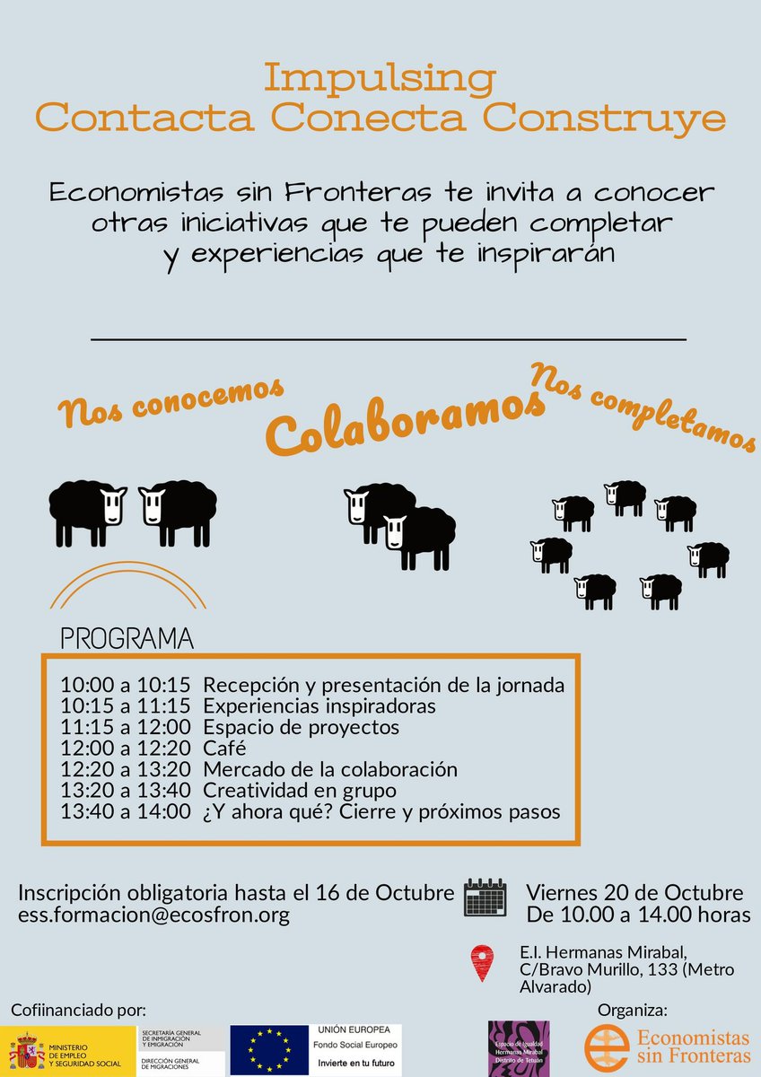 EconomiaJusta's tweet photo. Si estás poniendo en marcha tu negocio, encuentra colaboradore/as en nuestro #Networking #Impulsing https://t.co/2wA57SHgO9 https://t.co/zgzRrBhdCB