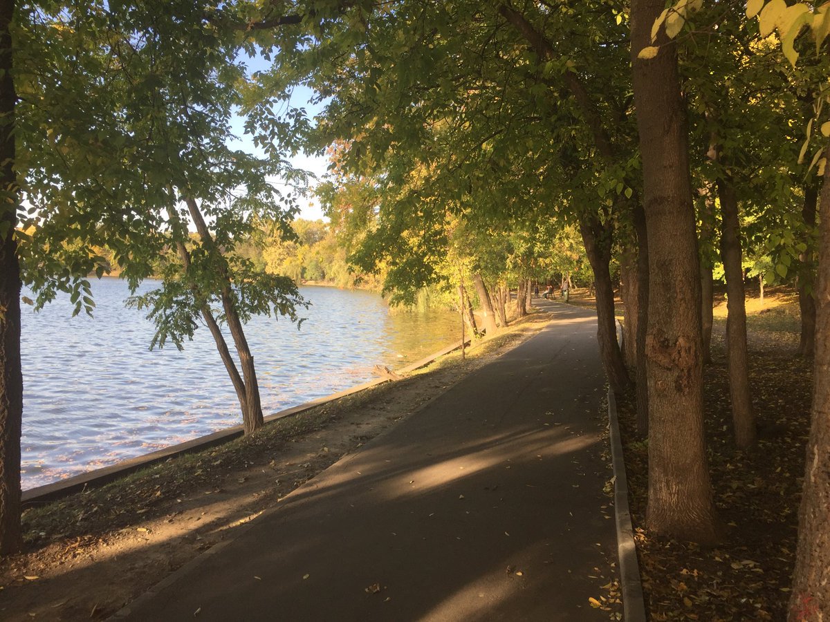 dtruran's tweet photo. short break and brisk walk around park 5 mins from #ebbfspirit hotel - just what I needed #beautifulbucharest https://t.co/ozkQJDDjSS
