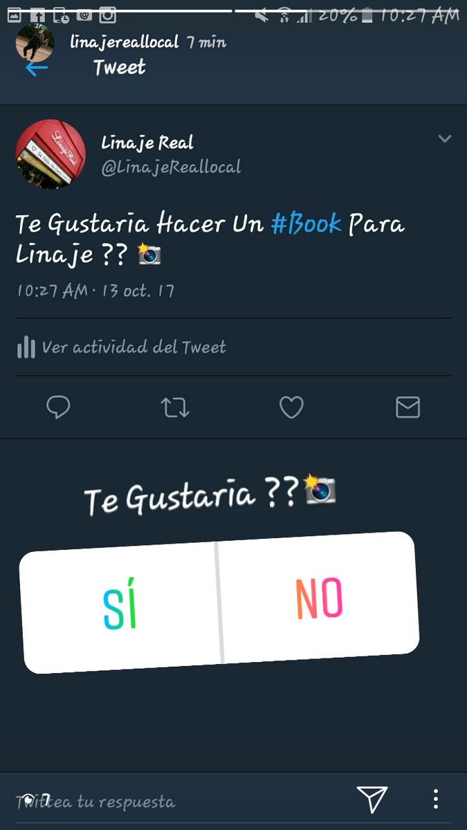 LinajeReallocal's tweet photo. #Encuesta @Linajereallocal Insta 📸 https://t.co/PJTwEMYND8