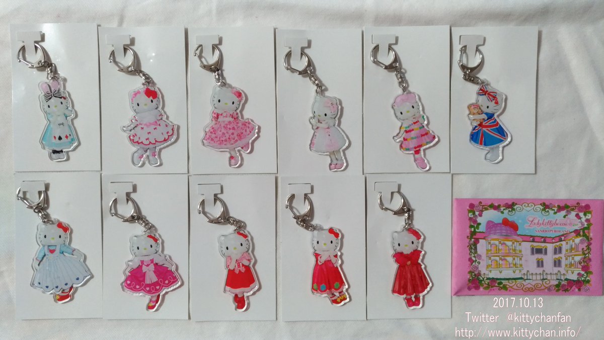 幸せ！ #レディキティハウス #ハローキティ 歴代衣装の #アクリル