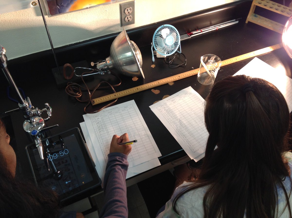 LauraStarr6's tweet photo. Heat transfer lab.... determining conduction, convection, and radiation; along with data recording, graphing, and CERR!! 
@LamarMS https://t.co/bQJTXmysMB