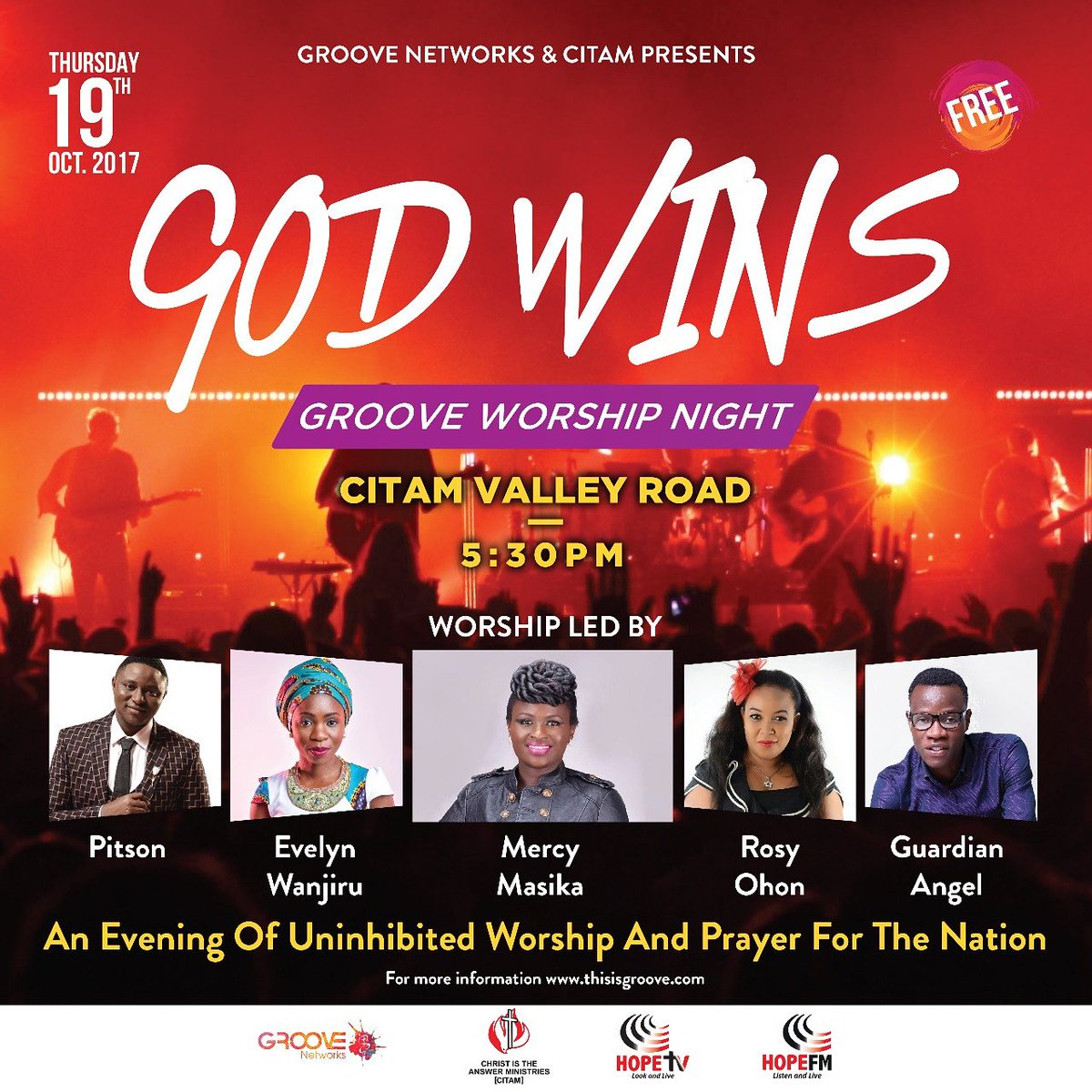 CITAM_MISSIONS's tweet photo. #GodWins An evening of prayer for the nation and Great Worship to our God! #KenyabelongstoGOD #EntryisFREE #Comeoneandall https://t.co/s8hvUOL6PC