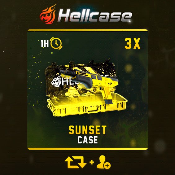 hellcase's tweet photo. 🔥3 Sunset Cases #Giveaway:  

▪️RT &amp; Follow &amp; Profile URL 
▪️CLICK: https://t.co/7O7yIFlC16   

🏆Winners in 1h!  

#hellcase https://t.co/F6Prmi5r0T
