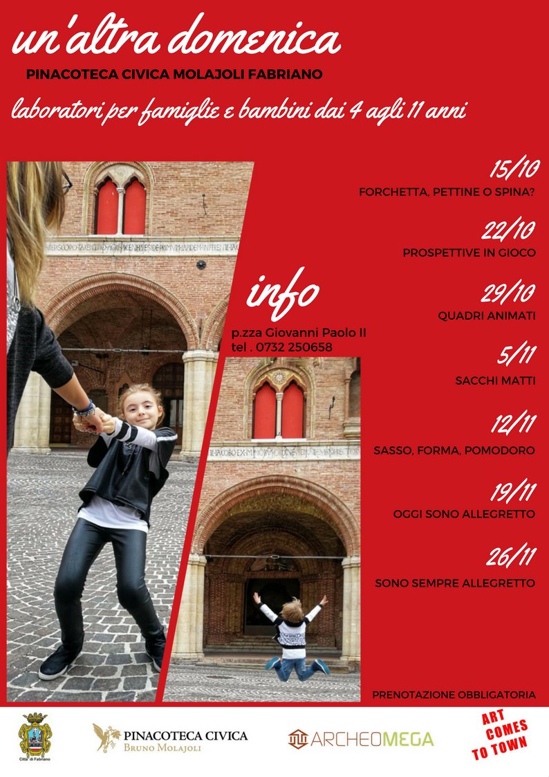 #unaltradomenica da passare alla #PinacotecaFabriano laboratori tutte le domeniche #Fabriano <a href="/marcheforkids/">MarcheForKiDs</a> <a href="/FabrianoTurismo/">Fabriano Turismo</a> <a href="/MarcheCultura/">Marche Cultura</a>