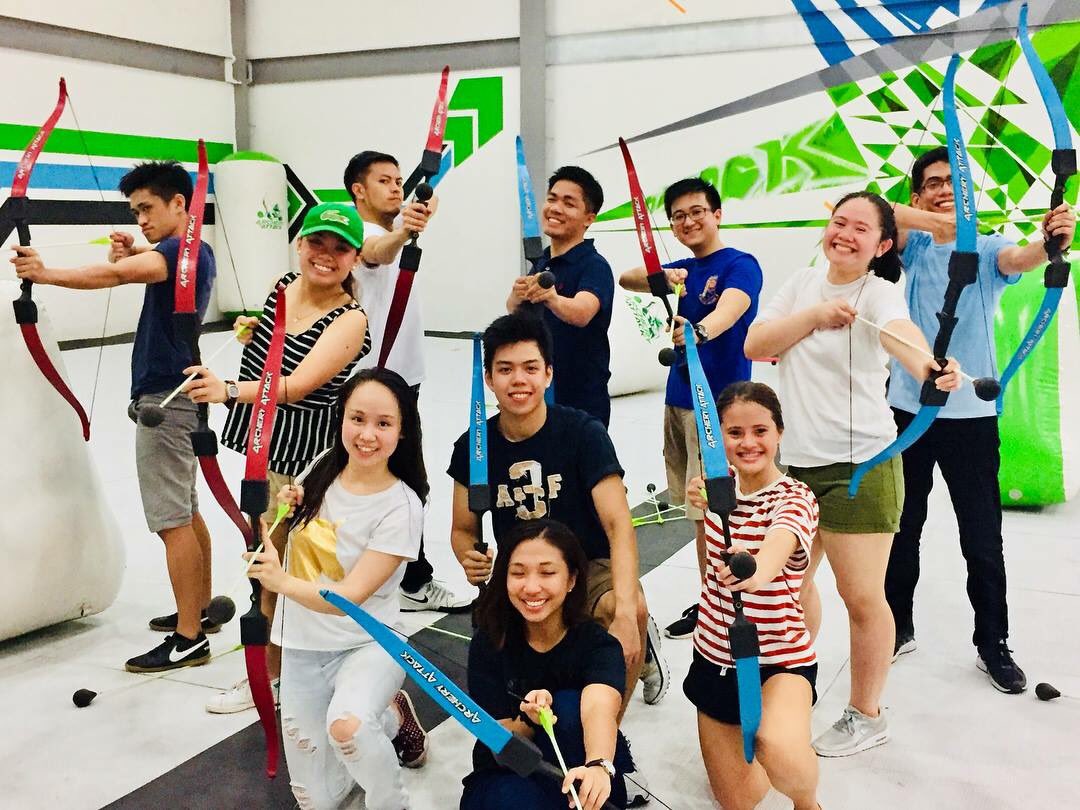 PaulJamesAlava's tweet photo. My dream of fighting people using bows and arrows finally came true!!! #ArcheryAttack with my subsec-mates!!! 👌👍 https://t.co/NMLGoIU0PN
