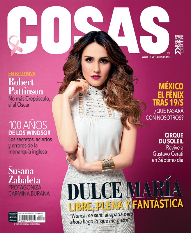 <a href="/DulceMaria/">Dulce Maria</a> protagoniza nuestra portada y lo hace más fabulosa que nunca, libRE de ataduras y con ganas de convertirse en mamá #DulceEnCosas