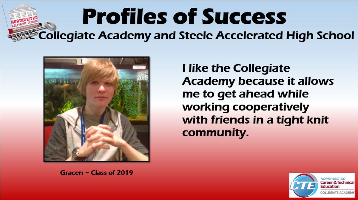 Collegiate_Acad's tweet photo. We are more than an academy - we're a "tight knit community" @JMSteeleAHS @NisdCTE #Excellence4All #Ready2Thrive https://t.co/uM5rL72D9H