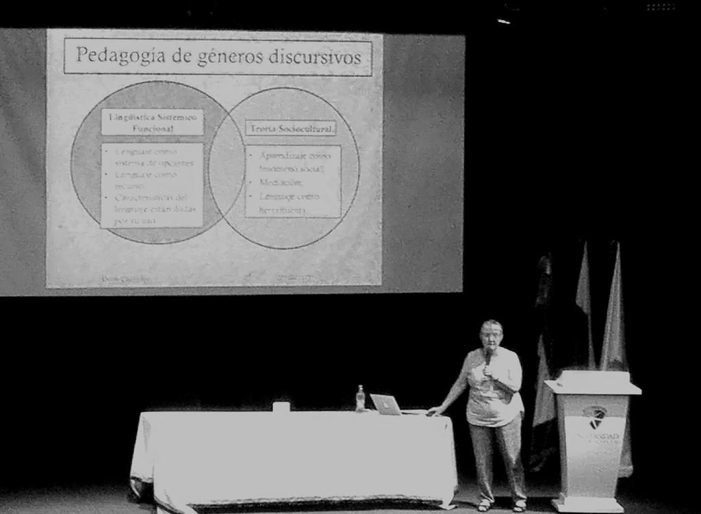 Beyddy's tweet photo. Pedagogía de los géneros discursivos, maestra Gillian Moss. XV Taller nal. Red de lenguaje, Barranquilla. https://t.co/Z6z0vyEAgX