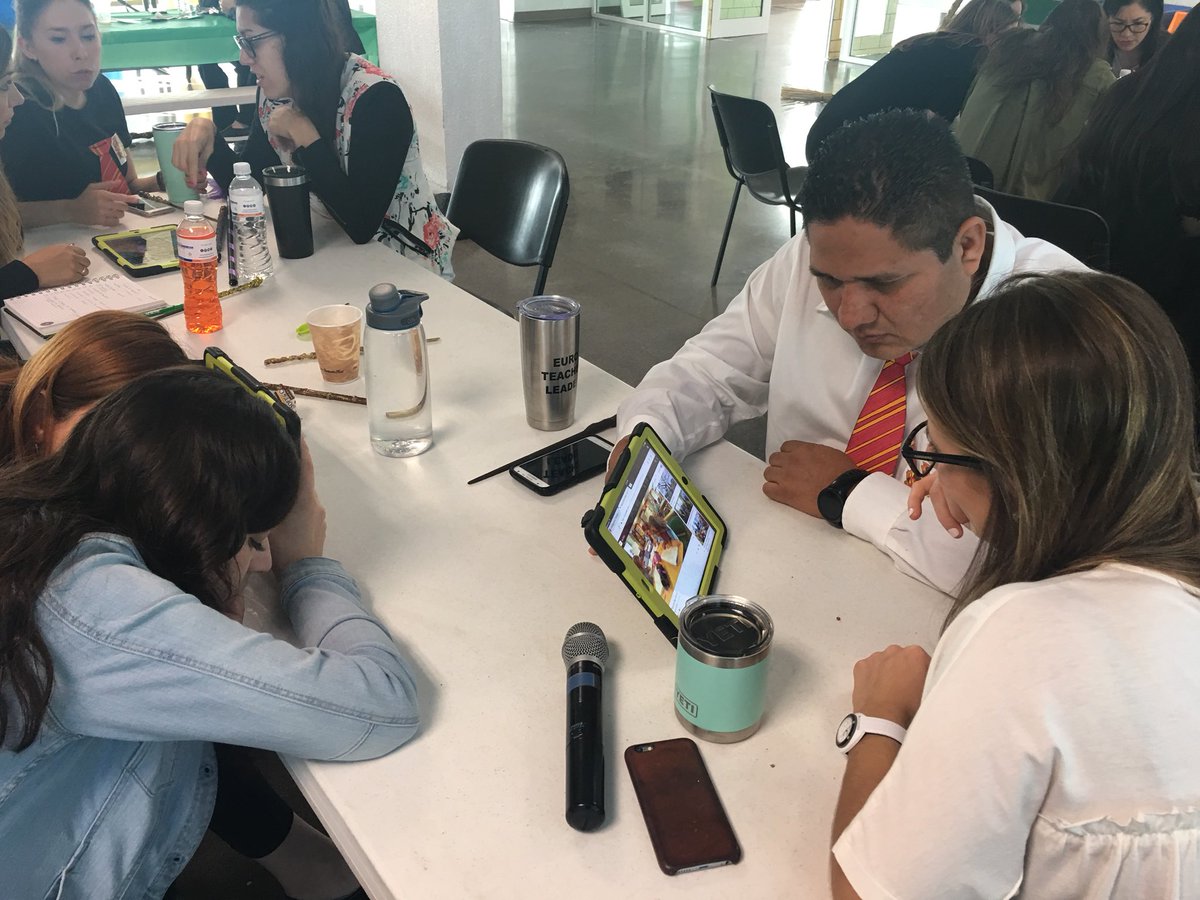 montse_aguirre's tweet photo. Designing learning spaces @EuroMty #PD #EuroEdchat https://t.co/vwrB6Bw4rF