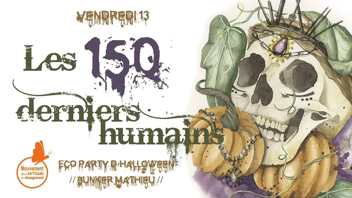 bainmathieu's tweet photo. Notre premier party d'Halloween écoresponsable ce vendredi 13 octobre  ! 

https://t.co/6SdFxjkZ3s

 #costumes  #party  #personnages https://t.co/nbYc37jVrd