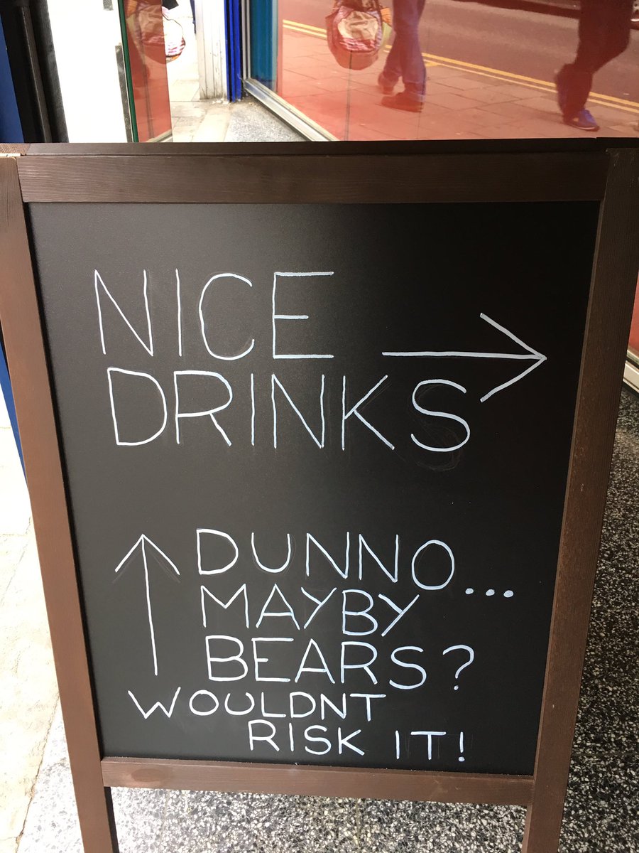 ClocktailCo's tweet photo. Happy Friday! Come join us from 5pm for a few cocktails!! Trust us it's safer that way! #Cocktails #Bears #LoveMargate https://t.co/ekUwfn2PII