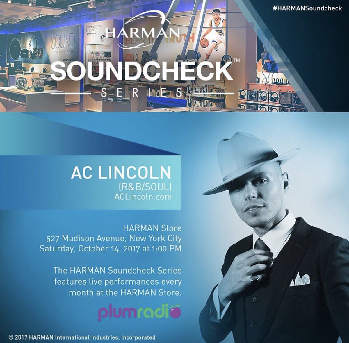 Emilykingmusic's tweet photo. NYC - Check out @ACLincoln tmrw at the @Harman store - Free show! ✨💯#harmansoundcheck #ylgtheep https://t.co/GyCZnq1QC3