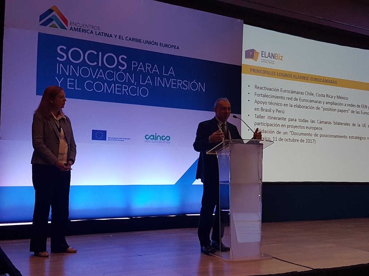 "Gracias a ELANBiz hoy en día a través de Eurocámaras, somos los que representamos al sector privado europeo en América Latina", Farabola