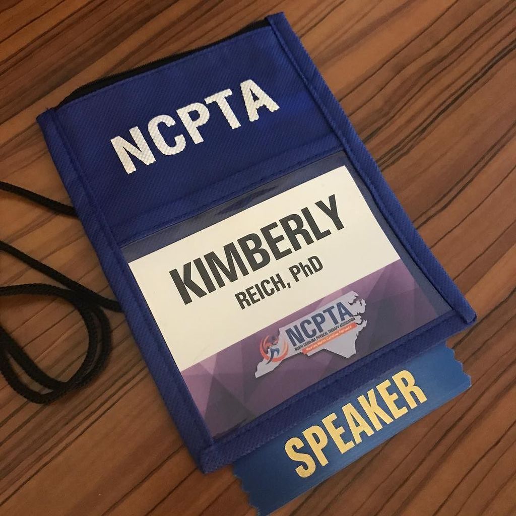 KimReichPhD's tweet photo. First time presenting at PT conference. Loved interacting with clinicians about #exerciseismedicine https://t.co/mrOlmxR3wc https://t.co/m5UzaUS6bV