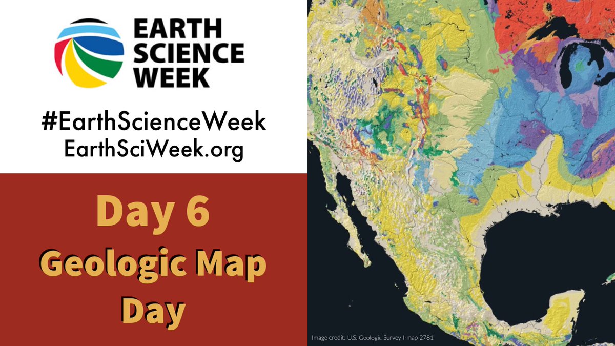 AGI_Updates's tweet image. Day 6 of #EarthScienceWeek: Happy #GeologicMapDay! Check out these amazingly vibrant maps at: earthsciweek.org/geologic-map-d…