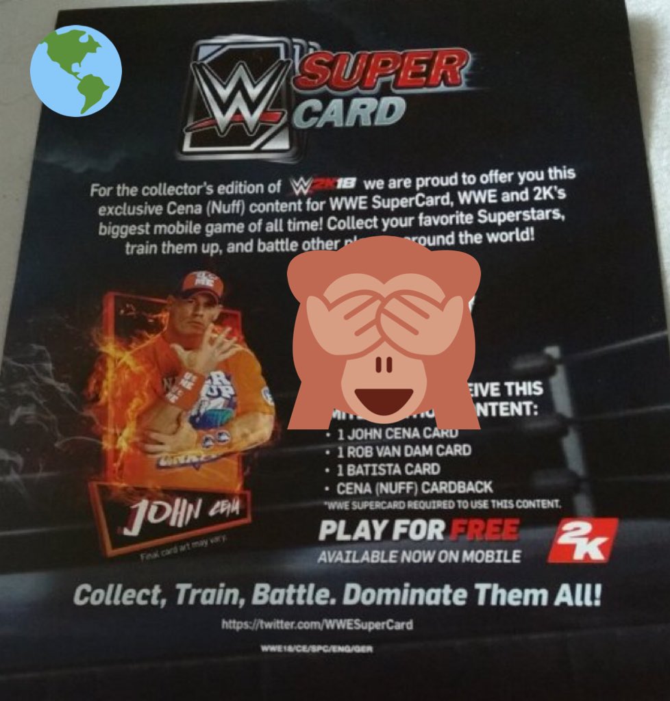 Christopher3_89's tweet image. Free Code Rules just (Follow me and Retweet this Tweet) #WWESuperCard  3 Free SS17 Pros