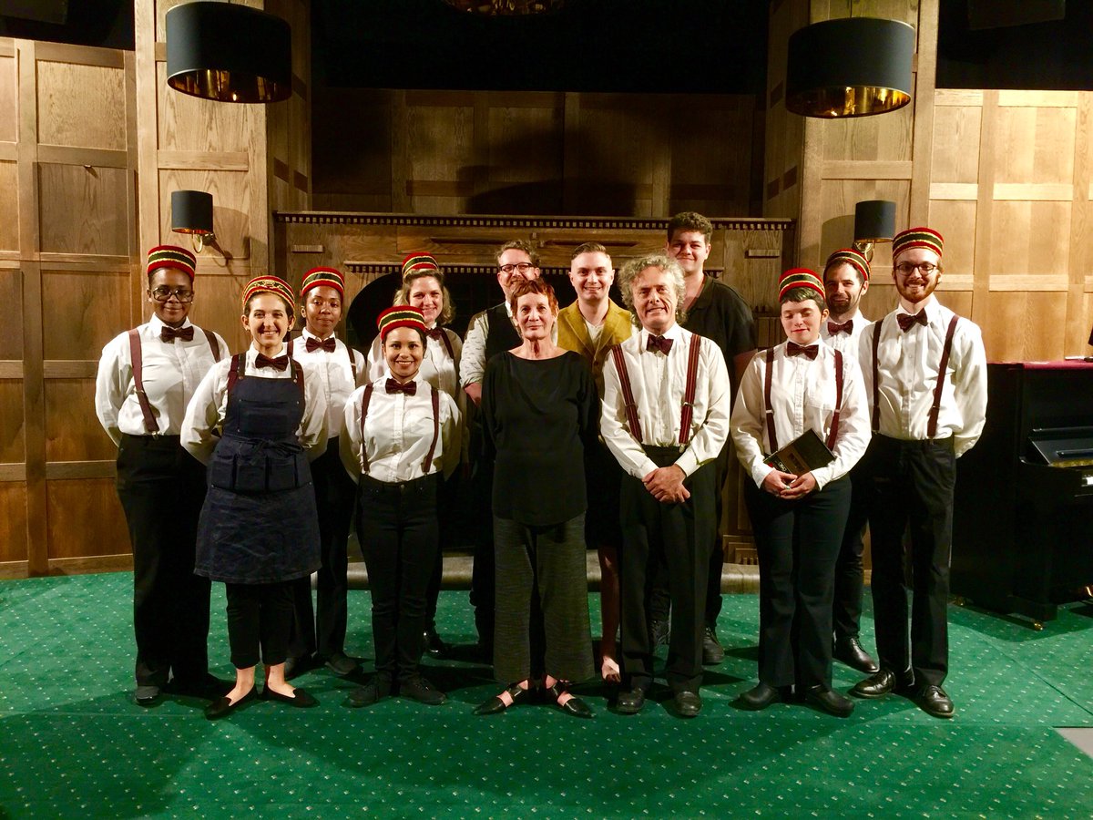 Our beautiful New York Courtiers for The Young King on 42nd Street!