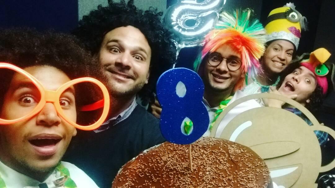 LaHoraDeLaArepa's tweet photo. ¡Estamos felices porque hoy son 8 años en #LHDLA! 🎉🎈🎊🎂🙌 https://t.co/fk8HRvfZJH