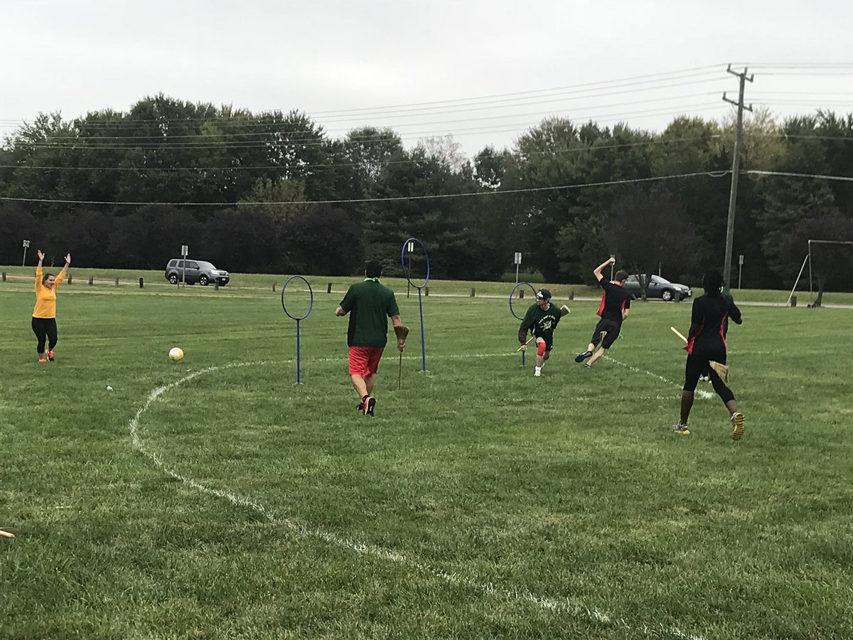 NOVAcommcollege's tweet photo. #LOcampus just beat the Prince William (#MAcampus and #WOcampus) team and #ALcampus beat #ANcampus Onto the playoffs! #NOVAquidditch https://t.co/p5h1eksKXM