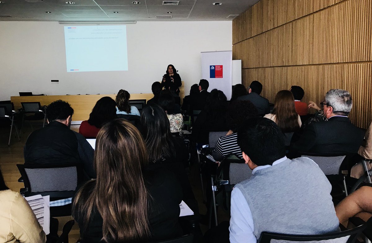 Con colaboración de una profesional de <a href="/SernamEGChile/">SernamEG Chile</a> funcionaria/os OIRS reflexionan sobre la importancia  del trabajo en redes.