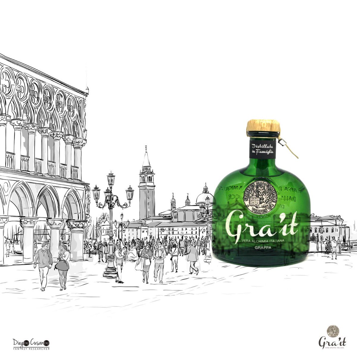DiegoCusano_'s tweet photo. La Bottiglia che racchiude l’alchimia di @graitgrappa deriva da uno stampo originale del 1856 che… https://t.co/lfwt31O0D5 https://t.co/w1QQUjzpxJ