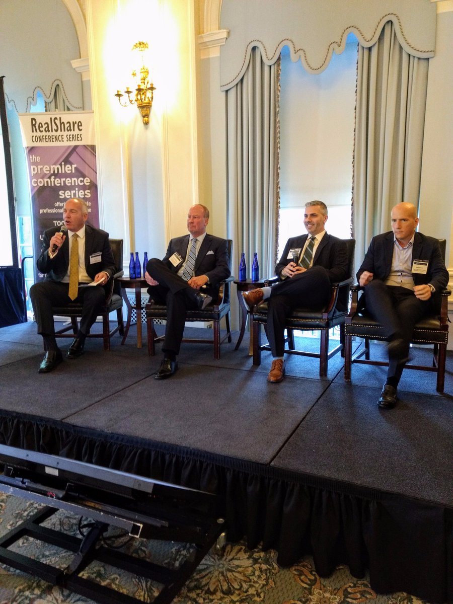 CapStackCEO's tweet photo. I enjoyed speaking at @GlobeStcom #Realshare #NYC on the role of traditional &amp; nontraditional lenders in #realestate finance https://t.co/9siJ5C7hEW