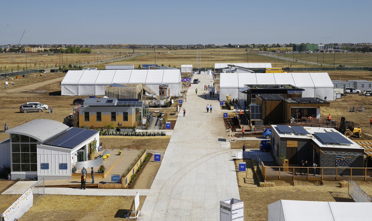 It's #FridayThe13th! 🙀 No spooky stuff at #SolarDecathlon, just cool solar-powered houses. ☀🏠 

Come visit us today! solardecathlon.gov/2017/visit.html