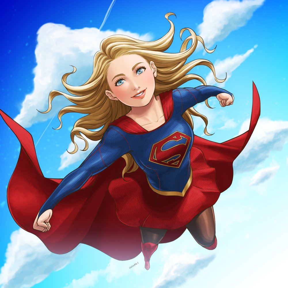 最新のhdスーパー ガール イラスト ただのディズニー画像