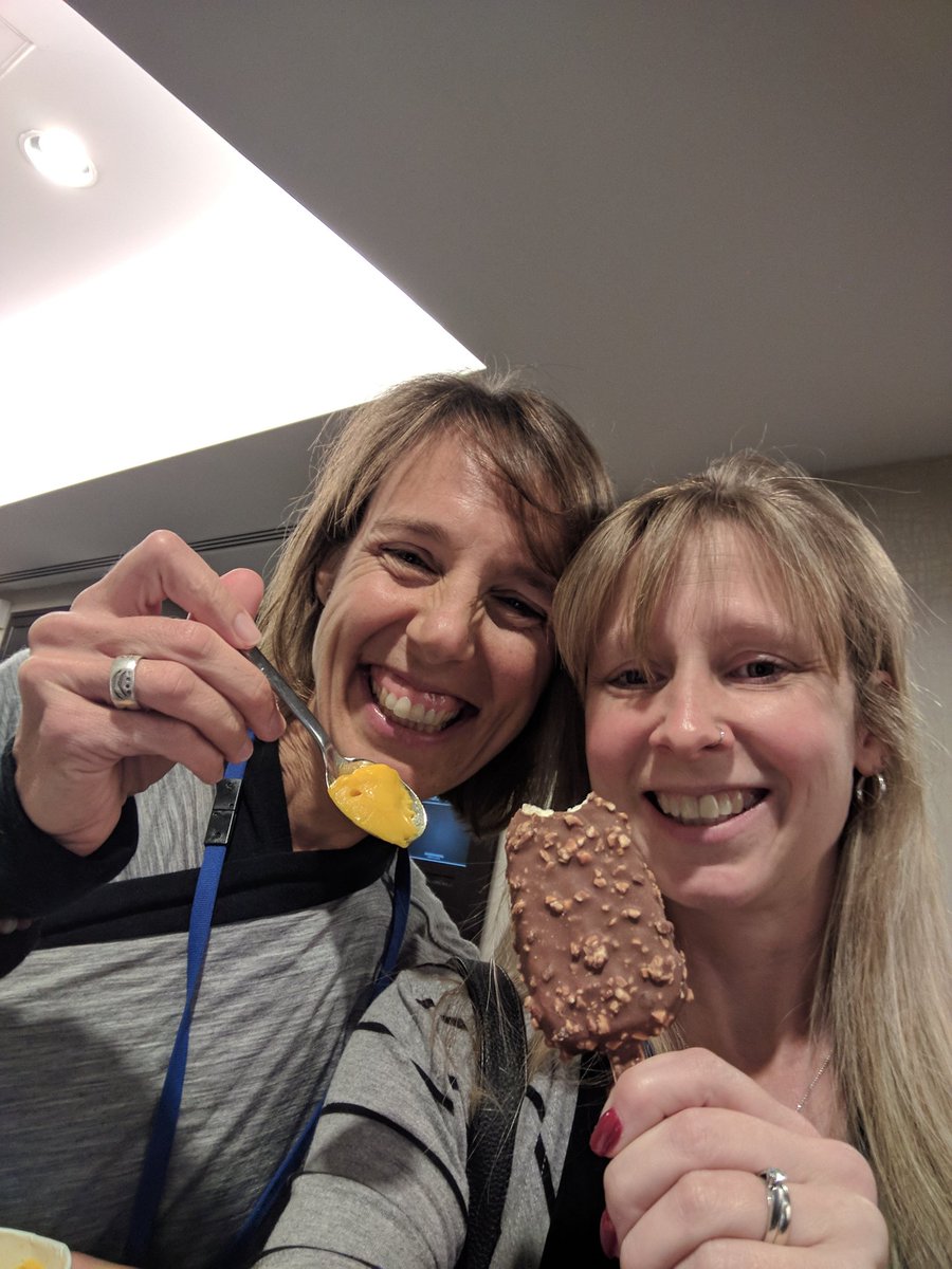 Enjoying a cold treat #BOLTT17